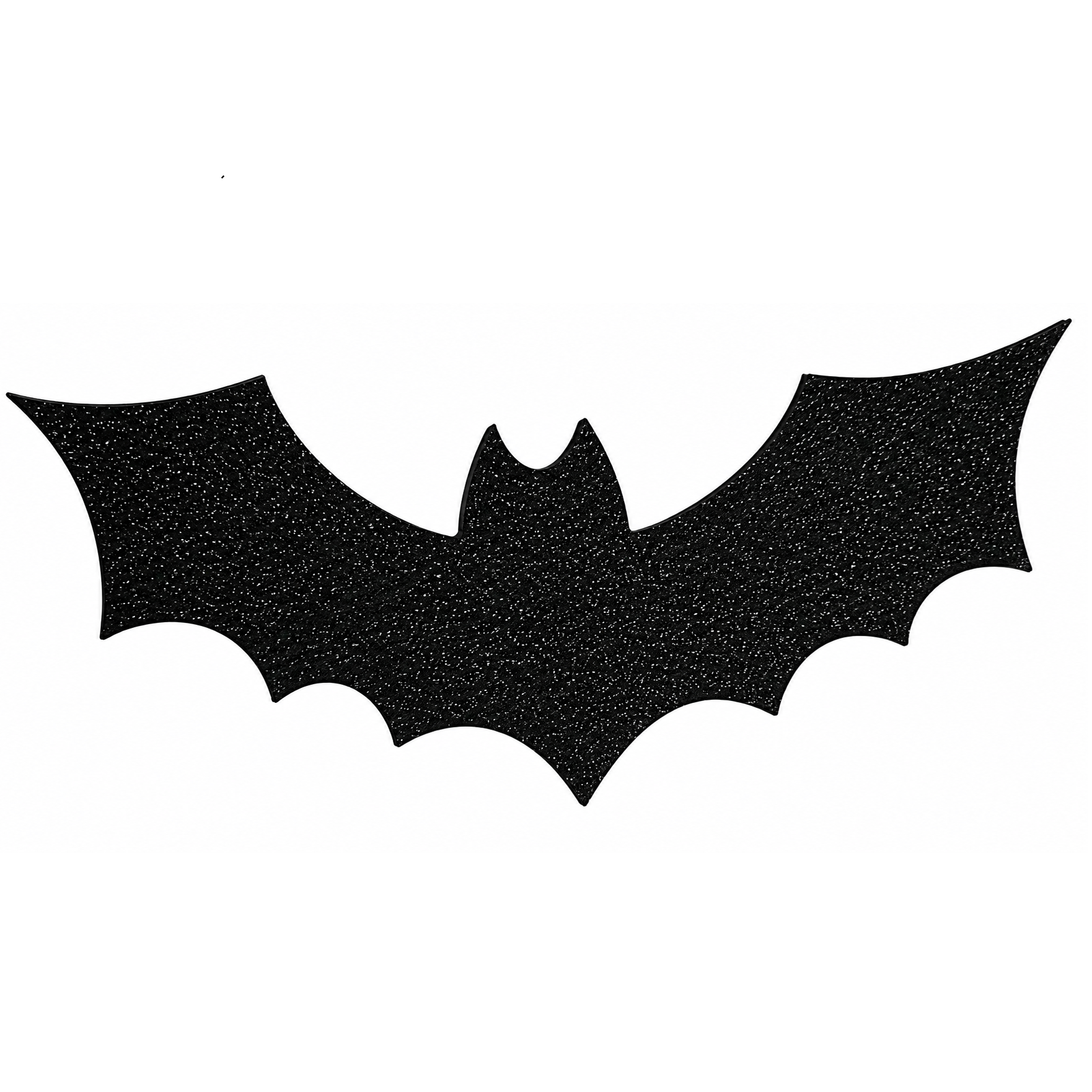 Kit 10 Morcegos Decorativos Para Halloween 100 Mm, Preto